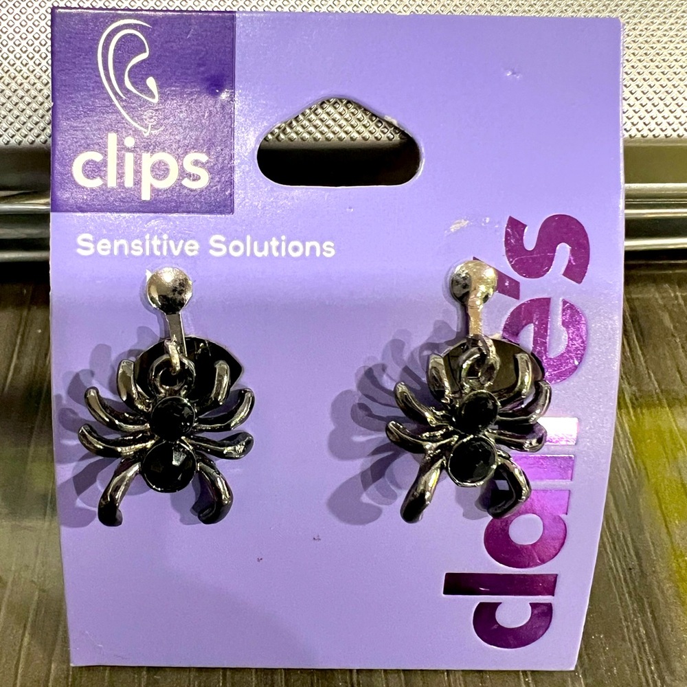 Claire's Silver Clip-On Earrings